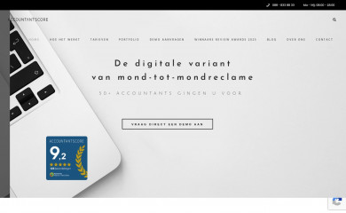 accountantscore.nl screenshot