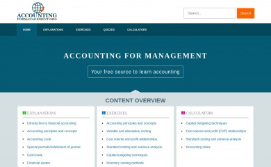 accountingformanagement.org screenshot