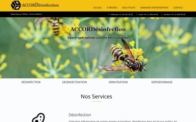 accordesinfection.ch screenshot