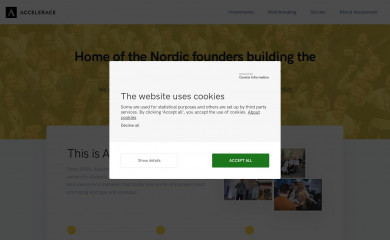 accelerace.io screenshot