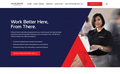 accelerateoffshoring.com.au screenshot