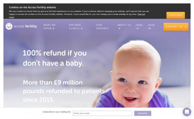 accessfertility.co.uk screenshot