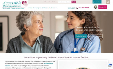 accessiblehomehealthcare.com screenshot