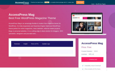 https://accesspressthemes.com/wordpress-themes/accesspress-mag/ screenshot
