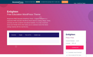 https://accesspressthemes.com/wordpress-themes/enlighten/ screenshot