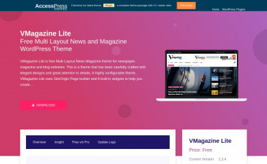 https://accesspressthemes.com/wordpress-themes/vmagazine-lite/ screenshot