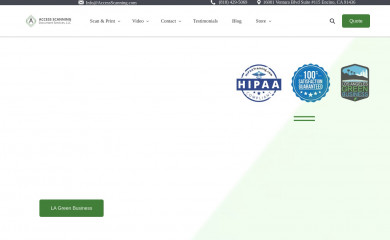 accessscanning.com screenshot