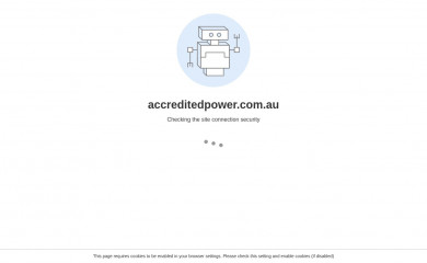 accreditedpower.com.au screenshot