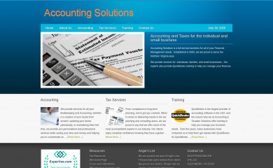 accu-taxes.com screenshot