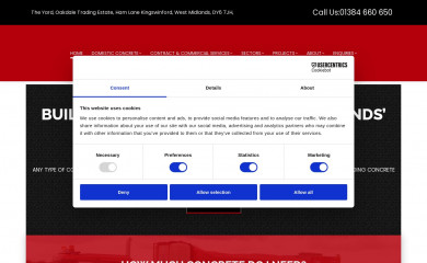 accumixcontracting.co.uk screenshot