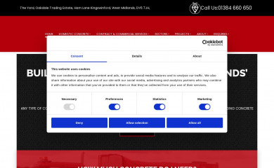 accumixcontracting.co.uk screenshot