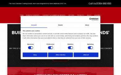 accumixcontracting.co.uk screenshot