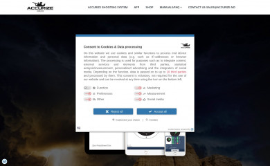 accurizetarget.com screenshot