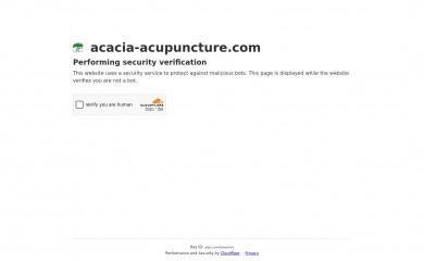 acacia-acupuncture.com screenshot