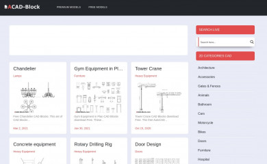 acad-block.com screenshot
