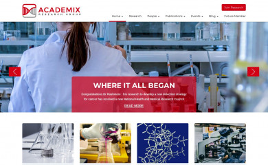 http://academix.wpcolorlab.com screenshot