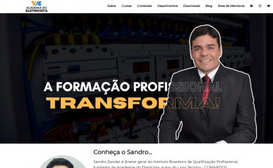 academiadoeletricista.com.br screenshot