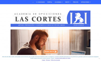 academialascortes.com screenshot