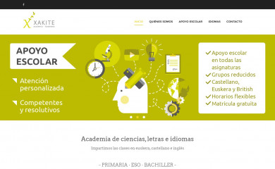 academiaxakite.com screenshot