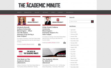 academicminute.org screenshot