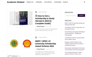 academicrelated.com screenshot
