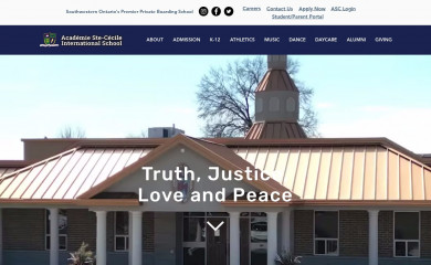 academiestececile.ca screenshot