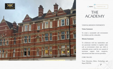 academyforsafeguarding.org screenshot