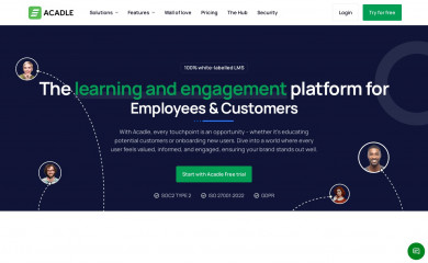 acadle.com screenshot