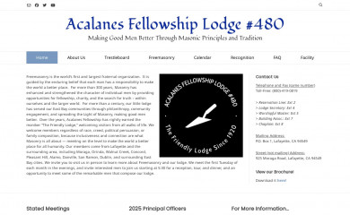 acalanesfellowshiplodge.com screenshot