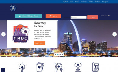 acbl.org screenshot