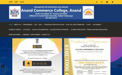 acc.ac.in screenshot