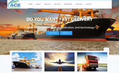 acegloballogistics.ca screenshot