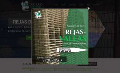 aceromundo.com.mx screenshot