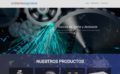 aceroymaquinas.com screenshot