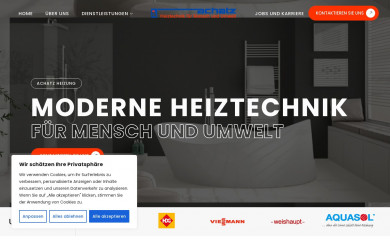 achatz-heizung.de screenshot