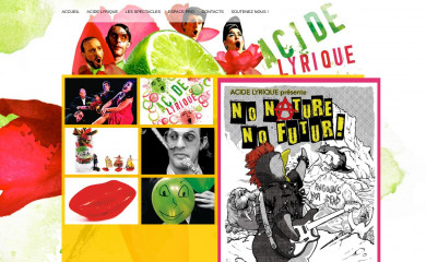 acidelyrique.com screenshot