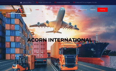 acornlogistics.net screenshot