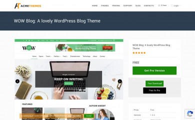 WOW Blog screenshot