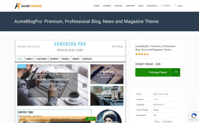 AcmeBlogPro screenshot