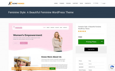 https://www.acmethemes.com/themes/feminine-style screenshot