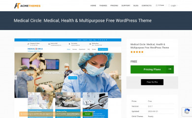 https://www.acmethemes.com/themes/medical-circle screenshot