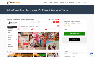https://www.acmethemes.com/themes/online-shop screenshot