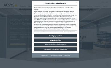 acsyslaser.com screenshot