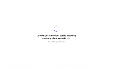 acquaintancemedia.com screenshot