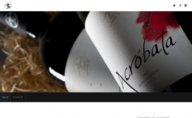 acrobatwines.cl screenshot