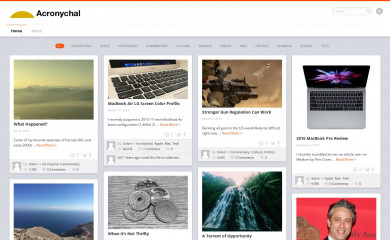 acronychal.org screenshot