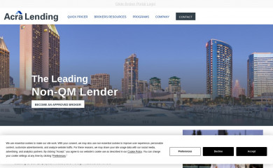 acralending.com screenshot