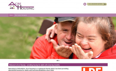 acrehousing.org.uk screenshot