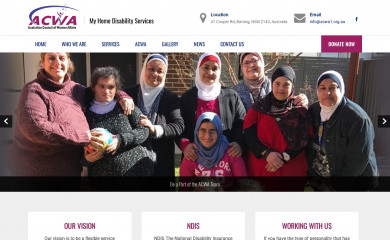 acwa1.org.au screenshot