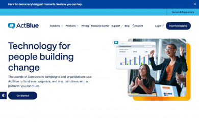 actblue.com screenshot